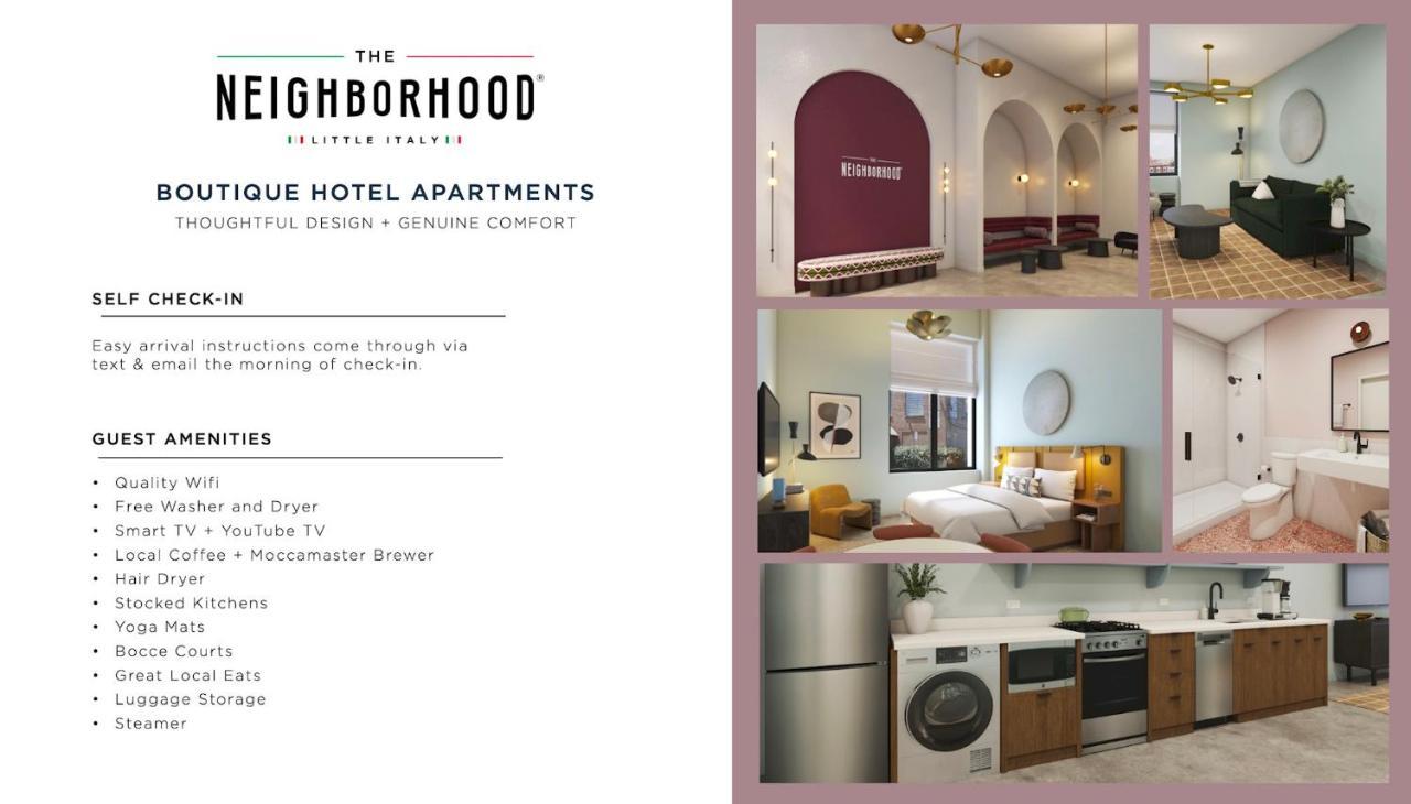 The Neighborhood Hotel Little Italy Chicago Exteriör bild